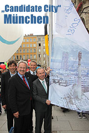 Bewerbung Olympische Winterspiele 2018: München, Pyeongchang in Südkorea und Annecy in Frankreich wurden zu"Candidate Cities" (©Foto: MartiN Schmitz)